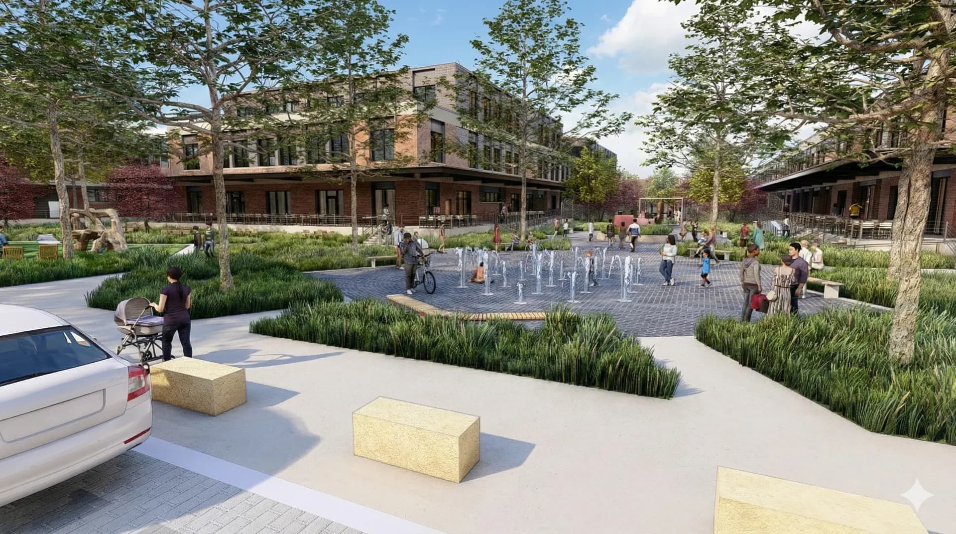 Rendering of Historic Northeast Lofts complete neighborhood campus