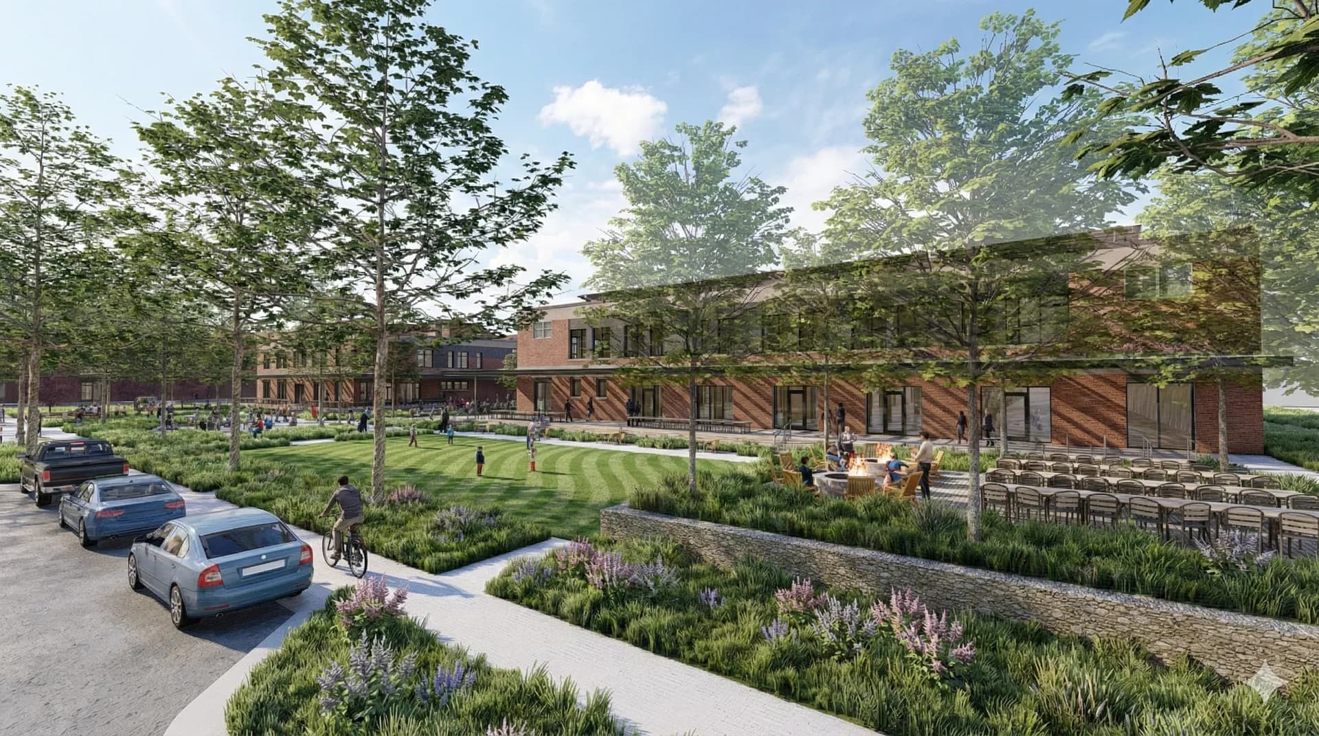 Historic Northeast Lofts campus rendering