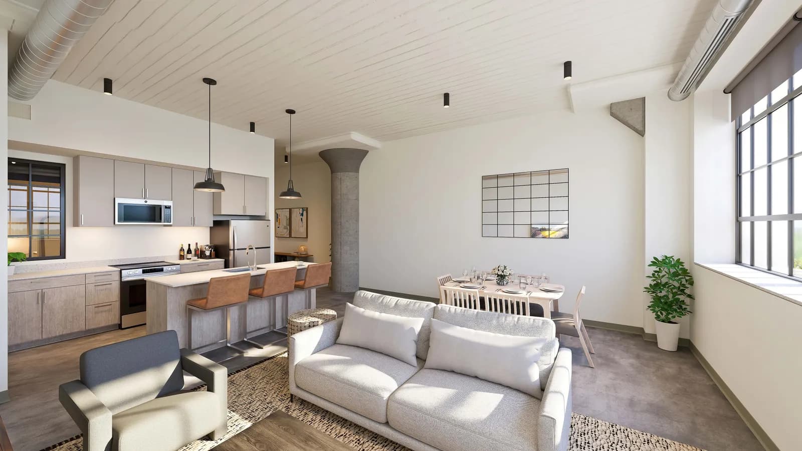 1 Bedroom residence at Historic Northeast Lofts