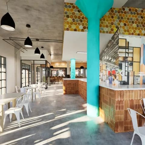 Public Market — food hall interior at Historic Northeast Lofts